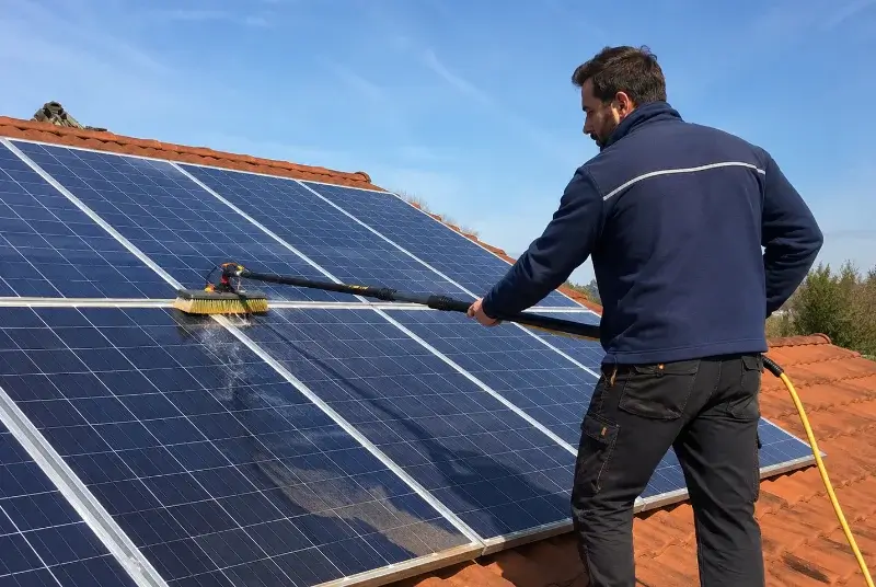 Nettoyage et entretien de panneaux solaires à Sainte-Marie-de-Gosse